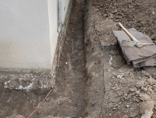 Foundation Trench Waterproofing